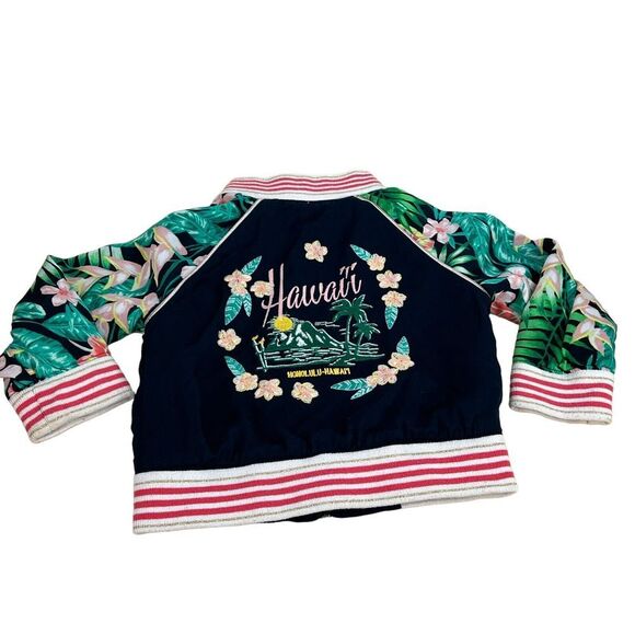 Other - vtg genuine‎ kids oshkosh aloha baby's bomber jacket sz 12m